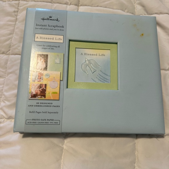 Hallmark Other - Hallmark A Blessed Life Scrapbook - Light Blue and Green